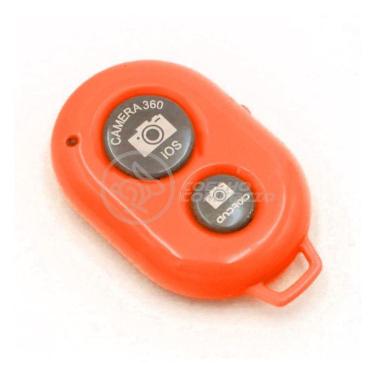Imagem de Controle Remoto Disparador Fotos Bluetooth Selfie Vermelho