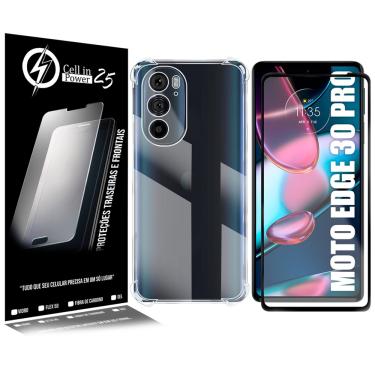Imagem de Capa Case Anti Shock E Película De Vidro 3d compativel Motorola Edge 30 Pro 6.7 - Cell In Power25