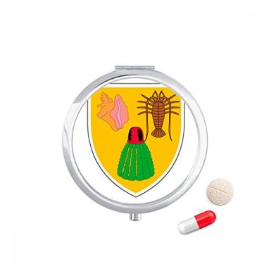 Imagem de Porta-comprimido com emblema nacional das Ilhas Turcas e Caicos