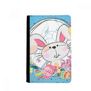 Imagem de Carteira porta-cartões Happy Easter Religion Festival Cute Bunny Passaporte Notecase Burse