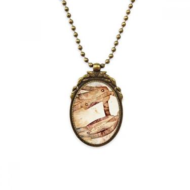 Imagem de DIYthinker May June Gêmeos Constelação Zodíaco Colar Antigo Pingente Pingente Pingente Pingente Pingente