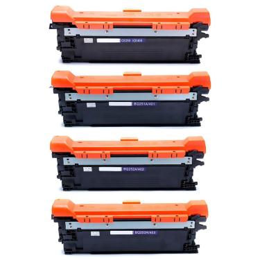 Imagem de Kit Colorido de Toner Compatível 4 Cores 507A 504A Marca Premium p/ CM3530 CM3530FS CP3525DN M551DN