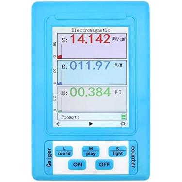 Imagem de Medidor EMF Portátil, Detector Profissional De Radiação Eletromagnética, Dosímetro De Radiação De Alta Precisão, Testador De Monitor,Azul,Constructive23