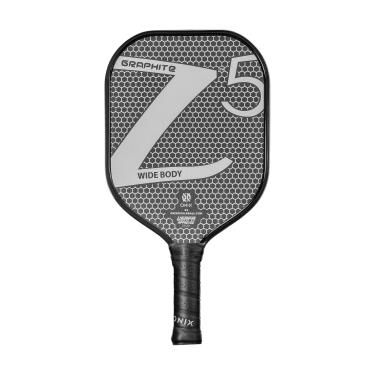 Imagem de ONIX Raquete de Pickleball Graphite Z5 (face de fibra de carbono grafite com superfície de textura áspera, aderência confortável e núcleo de favo de mel Nomex para toque, controle e energia), branca