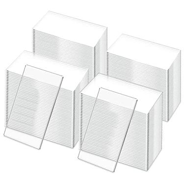 Imagem de Cartão de lugar de convidado transparente em branco para casamento cartões de mesa em branco
