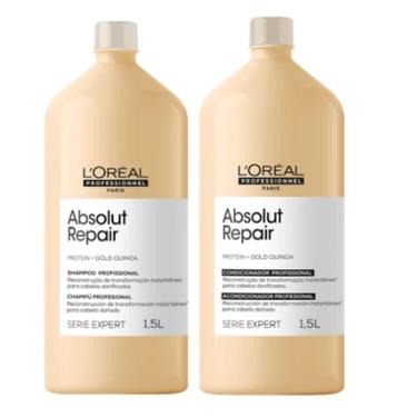 Imagem de L`Oréal Professionnel Serie Expert Absolut Repair Gold Quinoa + Protein (Kit Shampoo e Condicionador 1,5L)