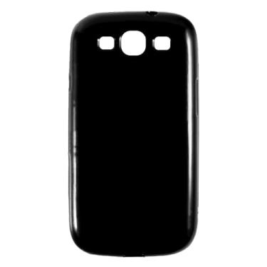 Imagem de Capa para Samsung Galaxy S3 i9300 Ultra, capa traseira de TPU macio à prova de choque de silicone antidigitais capa protetora de corpo inteiro para Samsung Galaxy S3 Galaxy S III i9308 (4,80 polegadas) (preto)
