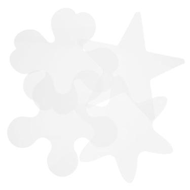 Imagem de Tofficu 4 Pcs Régua para quilting acrílica modelo de artesanato modelo aconchegante ferramenta maníaco réguas de corte de acrílico moldes de patchwork faça você mesmo roupas