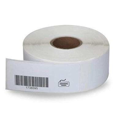 Imagem de BETCKEY - Compatível com Dymo 1738595 (3/4" x 2-1/2", removível) etiquetas de código de barras/falso, compatível com impressoras Dymo LabelWriter Thermal 450, 4XL e Zebra [1 rolo, 450 etiquetas, removível]