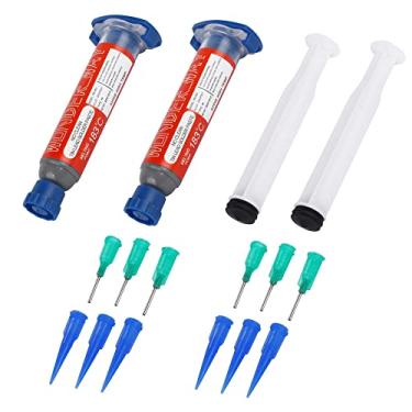 Imagem de Wonderway Sn63/Pb37 T4 Pasta de solda de chumbo de estanho 183 ℃ Ponto de derretimento sem limpeza (30 g x 2 pacotes)