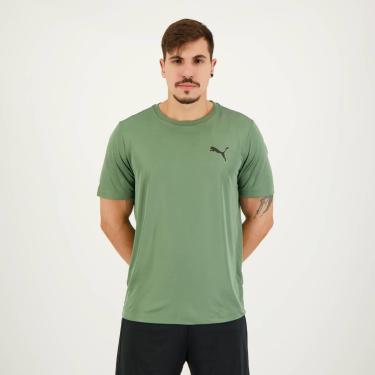 Imagem de Camiseta Puma Active Small Logo 22 Verde-Masculino