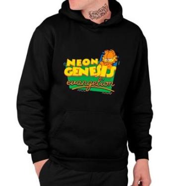 Imagem de Moletom Unissex Estampado Garfield Neon Gênesis Evangelion-Unissex