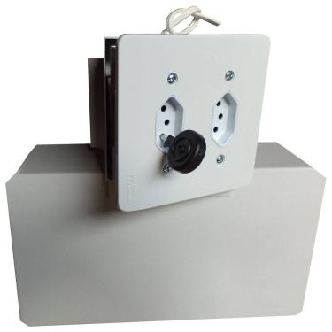 Imagem de Cofre tomada para embutir médio com ligação elétrica pronta