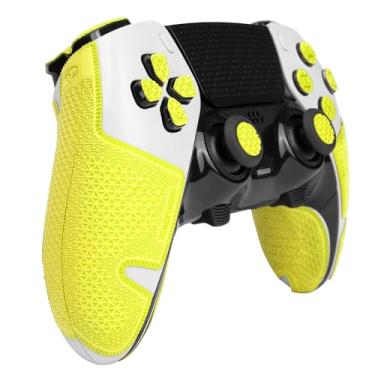 Imagem de TALONGAMES Controller Grip Tapes Compatible with PS5 DualSense Edge, Ultra Version Anti Slip Tape, Sweat Absorbent, Skin kit, Compatible with PlayStation 5 Edge Grips, Buttons, Trigge, D-pad Neon