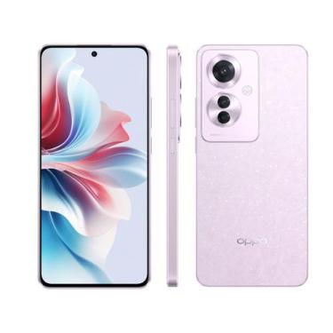 Imagem de Smartphone Oppo Reno11 F 256Gb Lilás 5G 8Gb Ram 6,7" Câm. Tripla + Sel