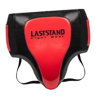 Imagem de Vaveren Protetor de virilha de boxe Mma Cup Protector Underwear Jockstrap para homens mulheres proteção abdominal para equipamentos de boxe treinamento, Preto Vermelho