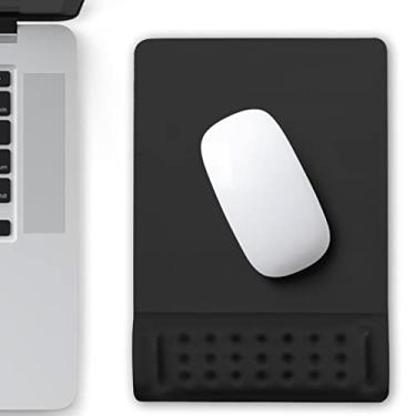 Imagem de Mouse pad para jogos Aelfox com suporte de pulso, descanso de pulso ergonômico para computador/laptop/mouse