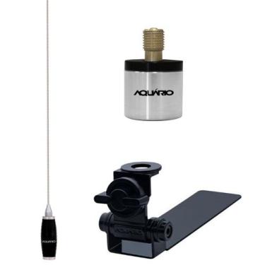 Imagem de Antena Móvel PX Marinox Mini Maria Mole 1,40 Metros B-2005p + Suporte 