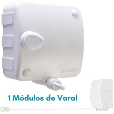 Imagem de We Drop - Varal Retrátil Automático Modular 1 Peça Com 6 Metros