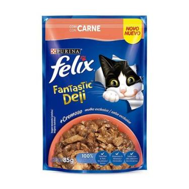 Imagem de Ração Úmida Nestlé Purina Felix Fantastic Deli para Gatos Adultos Sabo