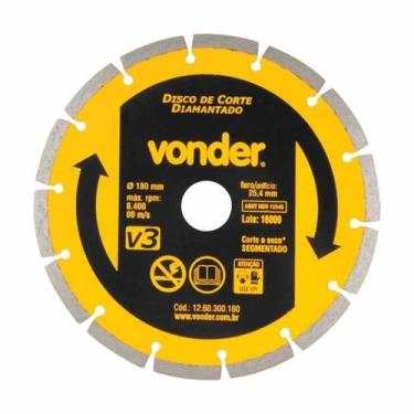 Imagem de Disco Diamantado 180x25.4mm V3 - VONDER