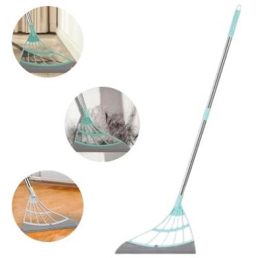 Imagem de Vassoura Mágica Rodo Tira Pelo Limpa Vidro Silicone - Boni - Loja do B