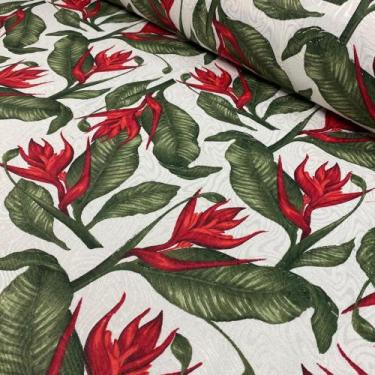 Imagem de Tecido Estampado Para Decorações Costela Folhagem 1,40 de Largura 1 Me