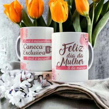 Imagem de Caneca de Porcelana Dia Internacional da Mulher - Silva e Costa - Pers
