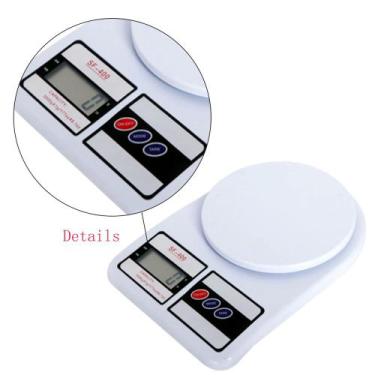 Imagem de Balança Digital De Cozinha Alta Precisão Alimentos 10kg - JB Variedade