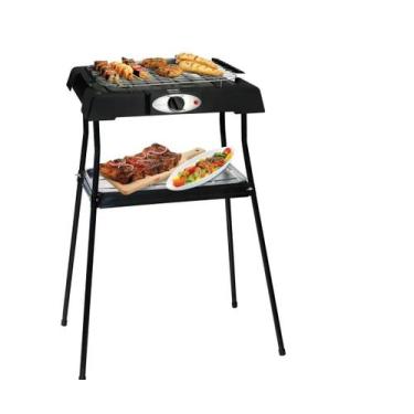 Imagem de Churrasqueira Elétrica Mallory Montana II Preta - 220V, Preto, 220V