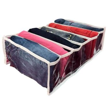 Imagem de Kit 2 Colmeias Organizadoras de Gavetas Transp 6 Nichos GG - 123 Organ