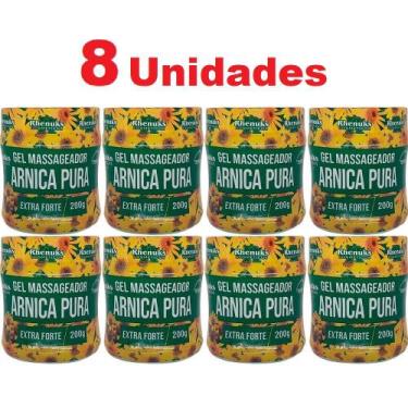 Imagem de Revenda Atacado 8 Gel Massageador Arnica Pura Extra Forte 200g - Rhenu