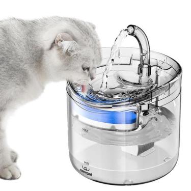 Imagem de Bebedouro Pet Fonte De Água Elétrico Automático 1.8l Bivolt - cn fabri