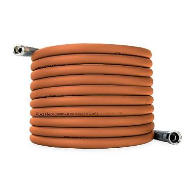 Imagem de Camco Mangueira extra flexível para água potável de 1,5 m EvoFlex | ID de 1,5 cm | tijolo | 22587