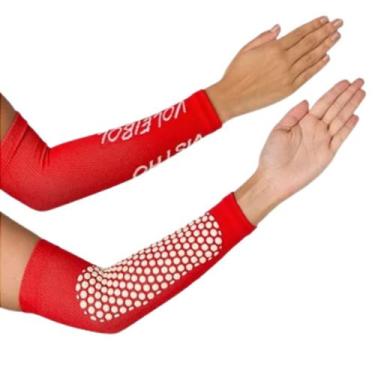 Imagem de Par de Manguito Curto Voleibol -Proteção dos Braços no Vôlei com Aderê