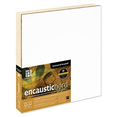 Imagem de Ampersand Art Supply Painel de pintura de madeira: Encausticbord da série Museum, 7/8 polegadas de profundidade, 30.5 cm x 30.5 cm