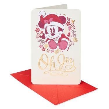 Imagem de American Greetings Cartão de Natal da Disney, Mickey Mouse clássico (Mágica no ar)