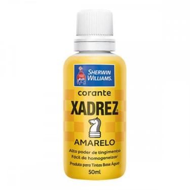 Imagem de Corante Xadrez 50Ml Amarelo . / Kit C/ 12 Unidades - NOVACOR