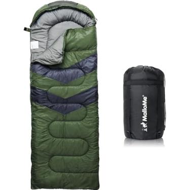 Imagem de MalloMe Sacos de dormir para adultos em clima frio e quente - Saco de dormir para mochila e acampamento para crianças de 10 a 12 anos, meninas, meninos - Equipamento de acampamento compacto leve e