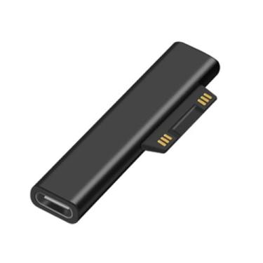 Imagem de NFHK Adaptador de carregamento DC 15V Tipo-C USB-C fêmea para Surface Pro7 Pro6 Pro5 Pro4 Pro X Go Book