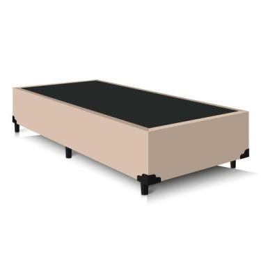 Imagem de Cama Sommier Base Box Solteiro 88x188x39 Premium - ProMax, BEGE