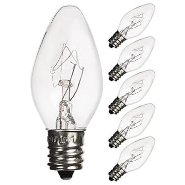 Imagem de OHLGT Lâmpadas de Sal, 15 Watts, 6 Pacotes, Lâmpada de Sal do Himalaia, Lâmpadas Originais de Substituição, Soquete E12, Lâmpadas Incandescentes de Longa Duração