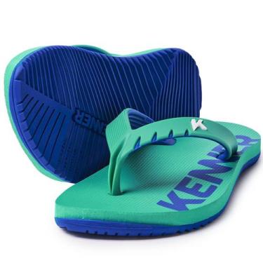 Imagem de Chinelo Infantil Kenner Red Kids - Verde e Azul, 33/34