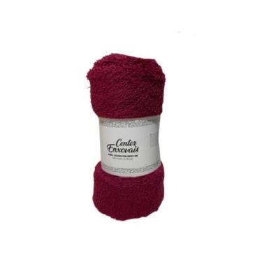 Imagem de Manta microfibra solft cobertores casal - Center, VINHO