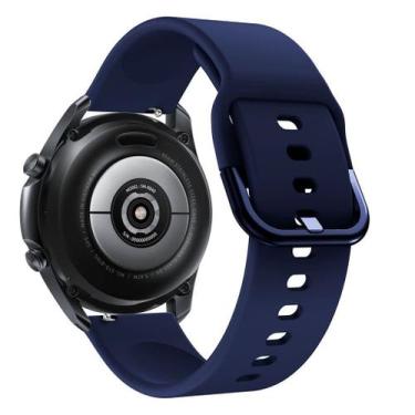 Imagem de Pulseira fecho invertido Nsmart compatíveis com Galaxy Watch 3 / 4, Az