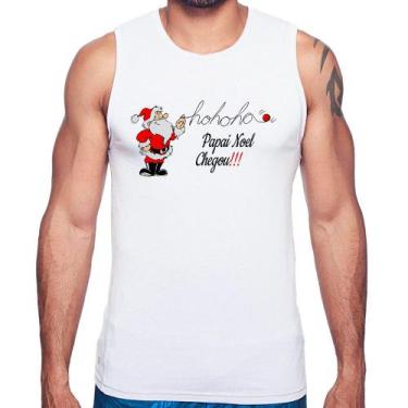 Imagem de Regata Ho Ho Ho Papai Noel Chegou - Foca na Moda, Branco, P
