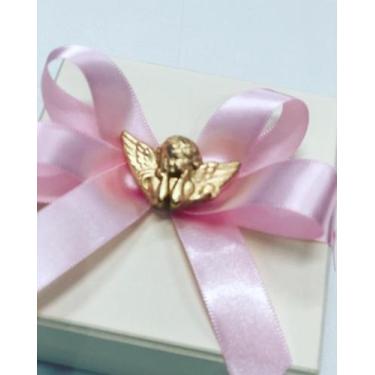 Imagem de Lembrança para batizado caixa 8x8x4cm kit com 10 unidades - Elegance C