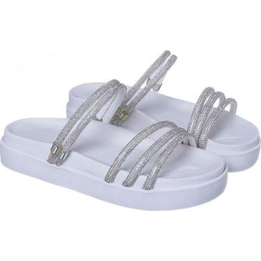 Imagem de Papete feminina 2 em 1  branca lolla maria - Lolla Maria Calçados, 35