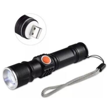 Imagem de Lanterna Tatica 68000w Militar Longo Alcance Usb - A.R Variedades MT