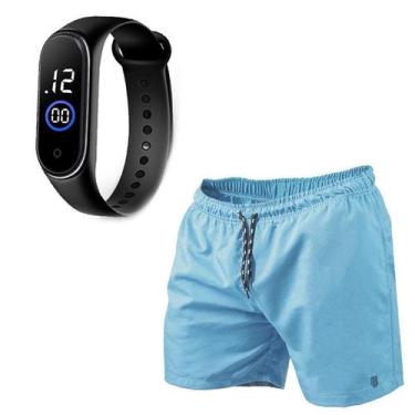 Imagem de Kit Short Masculino Tactel Piscina Praia Bermuda de Academia Masculino